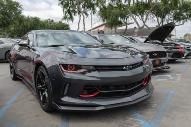Amerikan kas araba Chevrolet Camaro Torqued tur sergilenen