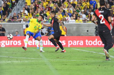 Brezilyalı futbolcu Neymar Jr, Uluslararası Dostluk maçında