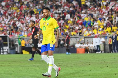 Brezilyalı futbolcu Neymar Jr, Uluslararası Dostluk maçında