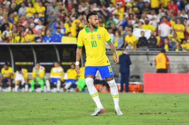 Brezilyalı futbolcu Neymar Jr, Uluslararası Dostluk maçında
