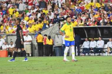 Brezilyalı futbolcu Neymar Jr, Uluslararası Dostluk maçında