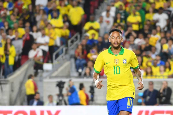 Footballeur brésilien Neymar Jr, pendant International Friendly — Photo