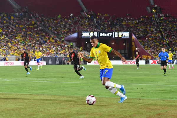 Brazilský fotbalista David Neres — Stock fotografie