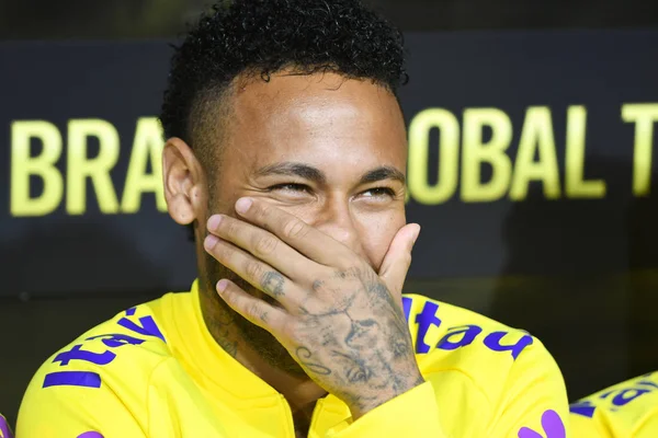 Jugador de fútbol brasileño Neymar Jr — Foto de Stock