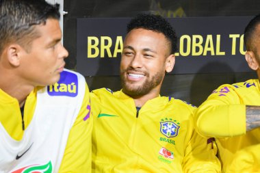 Brezilyalı futbolcu Neymar Jr, Uluslararası Dostluk maçında