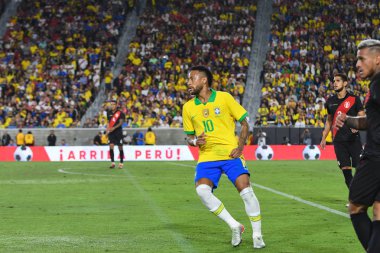 Brezilyalı futbolcu Neymar Jr, Uluslararası Dostluk maçında