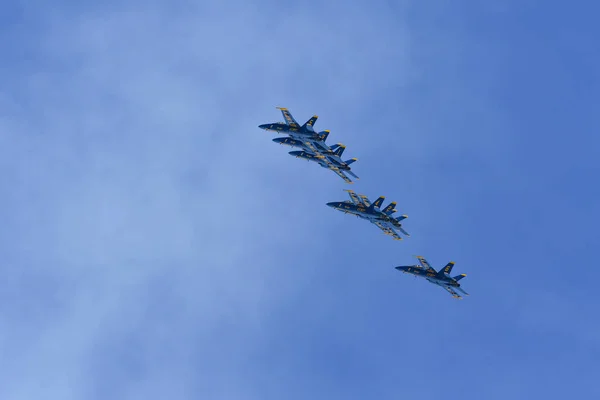 U.S. Navy Blue Angels během Miramar Air Show — Stock fotografie