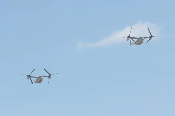 Bell Boeing V-22 Osprey during the Miramar Air Show — Stock Photo, Image