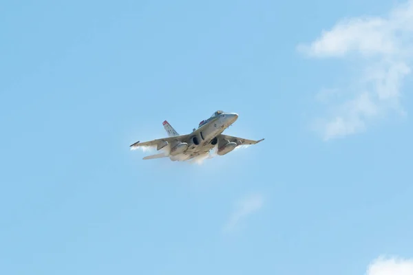 F18 Darázsvörös ördögök a Miramar Air Show alatt — Stock Fotó