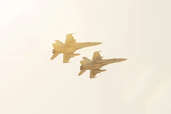 F18 Hornet Red Devils during the Miramar Air Show — стокове фото