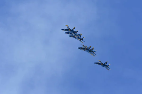 Αμερικάνικο Ναυτικό Blue Angels κατά τη διάρκεια της Miramar Air Show — Φωτογραφία Αρχείου