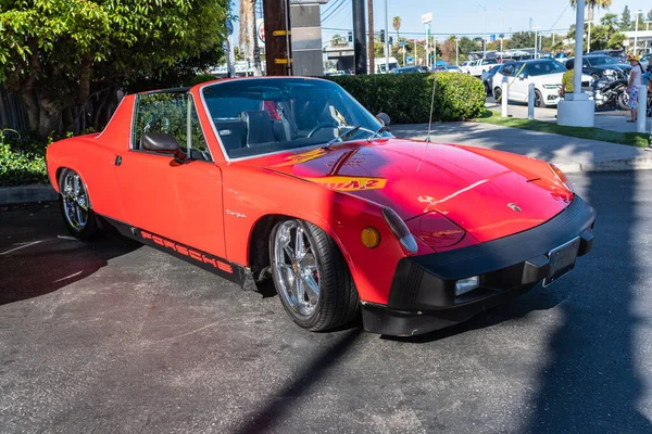 Porsche 914 em exposição durante a mostra do carro de Galpin . — Fotografia de Stock