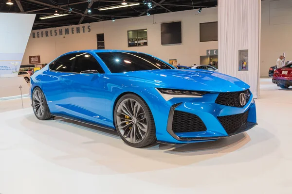 オレンジ郡国際間に展示されているAcura Type Sのコンセプト — ストック写真