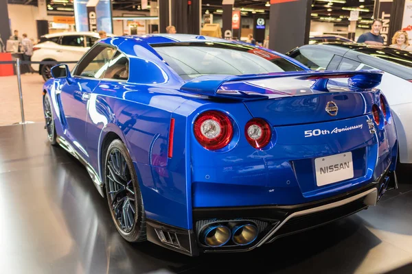 Nissan GT-R 50th Anniversary Edition on display during Orange Co — Stock Photo, Image