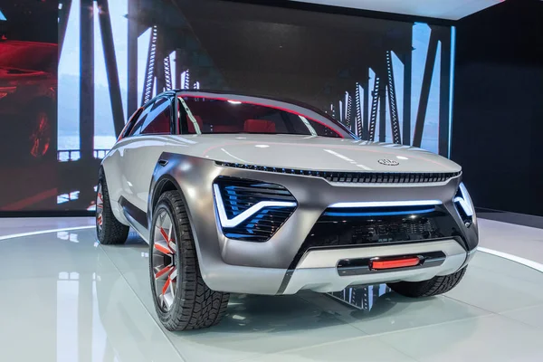 Kia Habaniro elektrische compacte crossover tentoongesteld tijdens Orange — Stockfoto