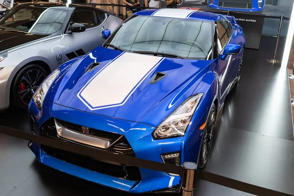 Nissan GT-R 50th Anniversary Edition on display during Orange Co — Stock Photo, Image