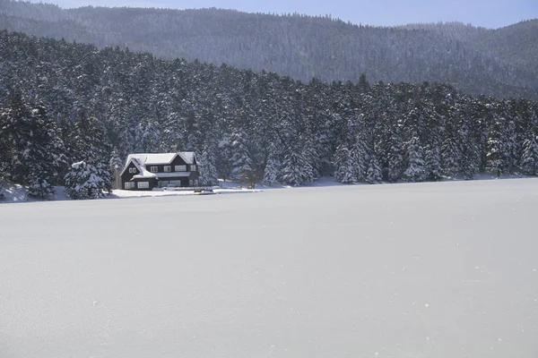 Lago Golcuk Bolu Turquía — Foto de Stock