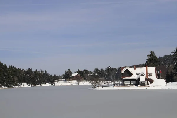 Lago Golcuk Bolu Turquía — Foto de Stock