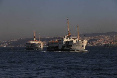 Boğaz ve galata Kulesi istanbul City, Türkiye'nin görünümünü