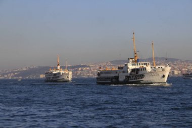Boğaz ve galata Kulesi istanbul City, Türkiye'nin görünümünü