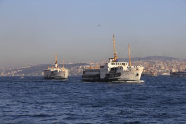 Boğaz ve galata Kulesi istanbul City, Türkiye'nin görünümünü
