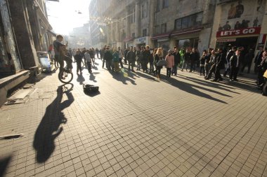 Istanbul/Türkiye-14 Haziran 2019: sokak manzaraları