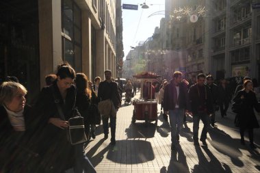 Istanbul/Türkiye-14 Haziran 2019: sokak manzaraları