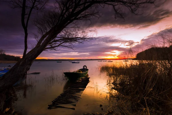 Varios Lugares Famosos Larga Exposición Puesta Sol Salida Del Sol — Foto de Stock