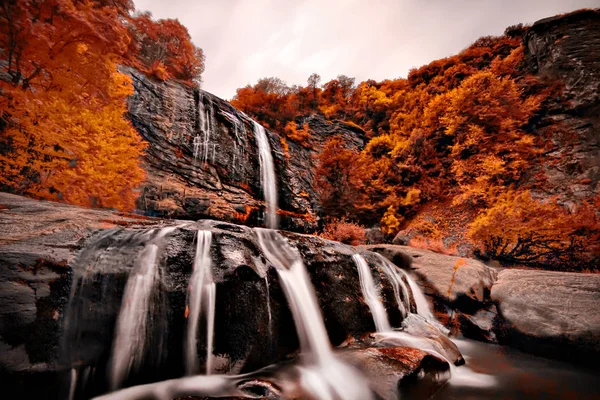 Landschaftsfotos Herbst Und Frühling — Stockfoto