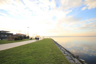 Uzun pozlama iskelesi ve manzarası