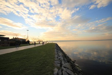 Uzun pozlama iskelesi ve manzarası