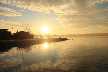 Uzun pozlama iskelesi ve manzarası