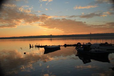 Uzun pozlama iskelesi ve manzarası