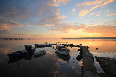 Uzun pozlama iskelesi ve manzarası