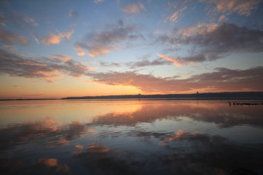 Uzun pozlama iskelesi ve manzarası
