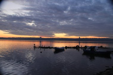 Uzun pozlama iskelesi ve manzarası