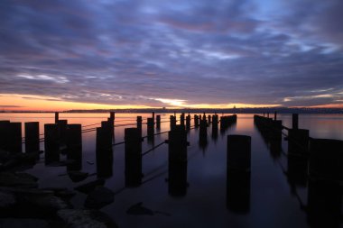 Uzun pozlama iskelesi ve manzarası
