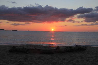 Istanbul Takımadaları deniz ve ufuk çizgisi