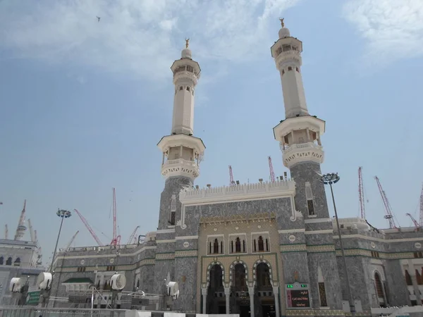 Arabie Saoudite Mecque Juin 2015 Kaaba Sur Dessus Grue Est — Photo