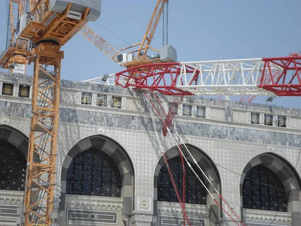 Saudi Arabia Mecca June 2015 Kaaba Top Crane Fell 300 — Stock Photo, Image