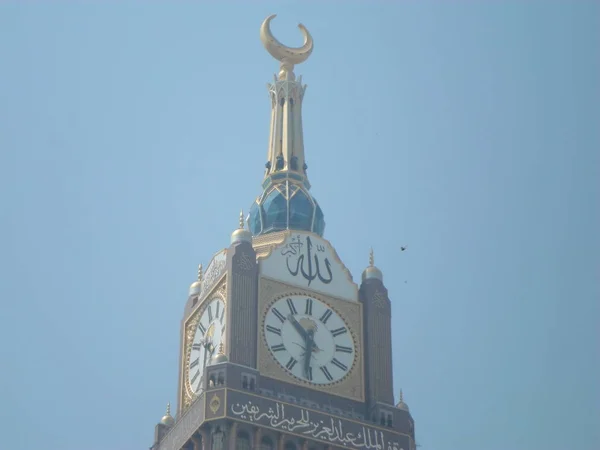 Arabie Saoudite Mecque Juin 2015 Kaaba Sur Dessus Grue Est — Photo