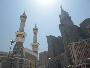 Suudi Arabistan-Mekke 20 Haziran 2019, Müslümanlar ibadet kutsal arazi içinde.