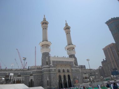 Suudi Arabistan-Mekke 20 Haziran 2019, Müslümanlar ibadet kutsal arazi içinde.