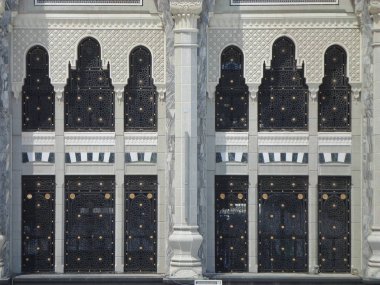 Suudi Arabistan-Mekke 20 Haziran 2019, Müslümanlar ibadet kutsal arazi içinde.