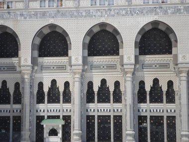 Suudi Arabistan-Mekke 20 Haziran 2019, Müslümanlar ibadet kutsal arazi içinde.