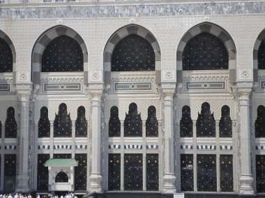 Suudi Arabistan-Mekke 20 Haziran 2019, Müslümanlar ibadet kutsal arazi içinde.