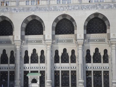 Suudi Arabistan-Mekke 20 Haziran 2019, Müslümanlar ibadet kutsal arazi içinde.