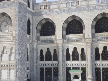 Suudi Arabistan-Mekke 20 Haziran 2019, Müslümanlar ibadet kutsal arazi içinde.