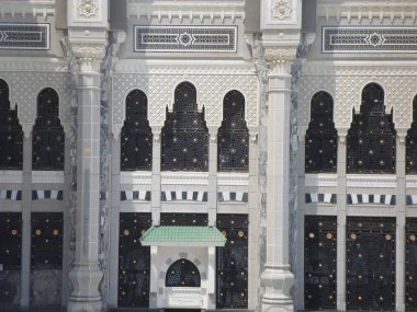 Suudi Arabistan-Mekke 20 Haziran 2019, Müslümanlar ibadet kutsal arazi içinde.