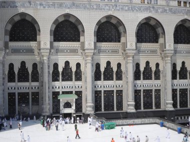 Suudi Arabistan-Mekke 20 Haziran 2019, Müslümanlar ibadet kutsal arazi içinde.